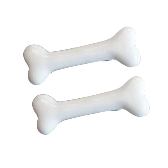 Cartoon Bone Hair Clip Resin Dog Bone Hair Pins Hair Clamps Hair Accessories for Girls Women Halloween Costume