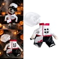thumbnail image 1 of Halloween Dog Chef Costume, Funny 3D Upright Butcher Chef Pet Outfit With Chef Hat, Cosplay Dress‑Up Clothes for Small Medium Dogs Halloween Party Trick‑or‑Treat, 1 of 5