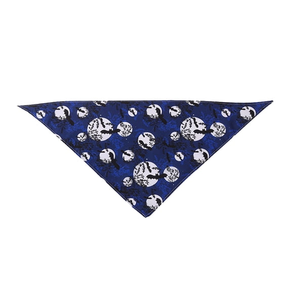 Halloween Dog Kitty Bandana for Small Medium Large Pets with Soft Flexible Slobber Scarf, Adjustable Neck Kerchief for Party Outfit by MPOISVA
