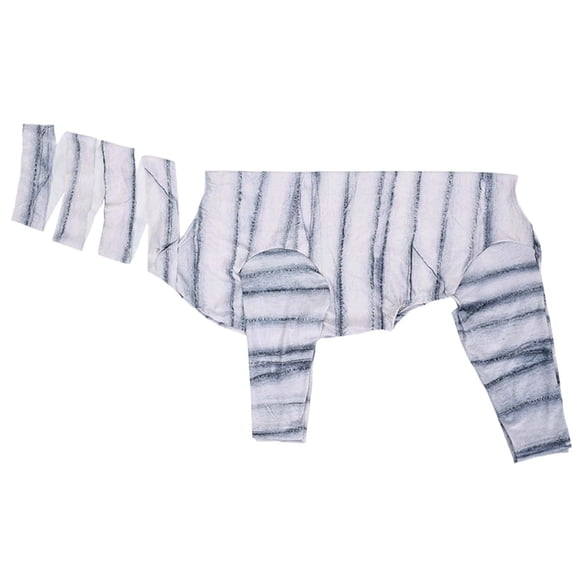 Halloween Dog Mummy Jumpsuit, Funny High-Elastic Cosplay Bodysuit with Hooded Design for Small Medium Large Dogs, Cats and Puppies, Pet Party Dress Up Apparel for Halloween Festive Events