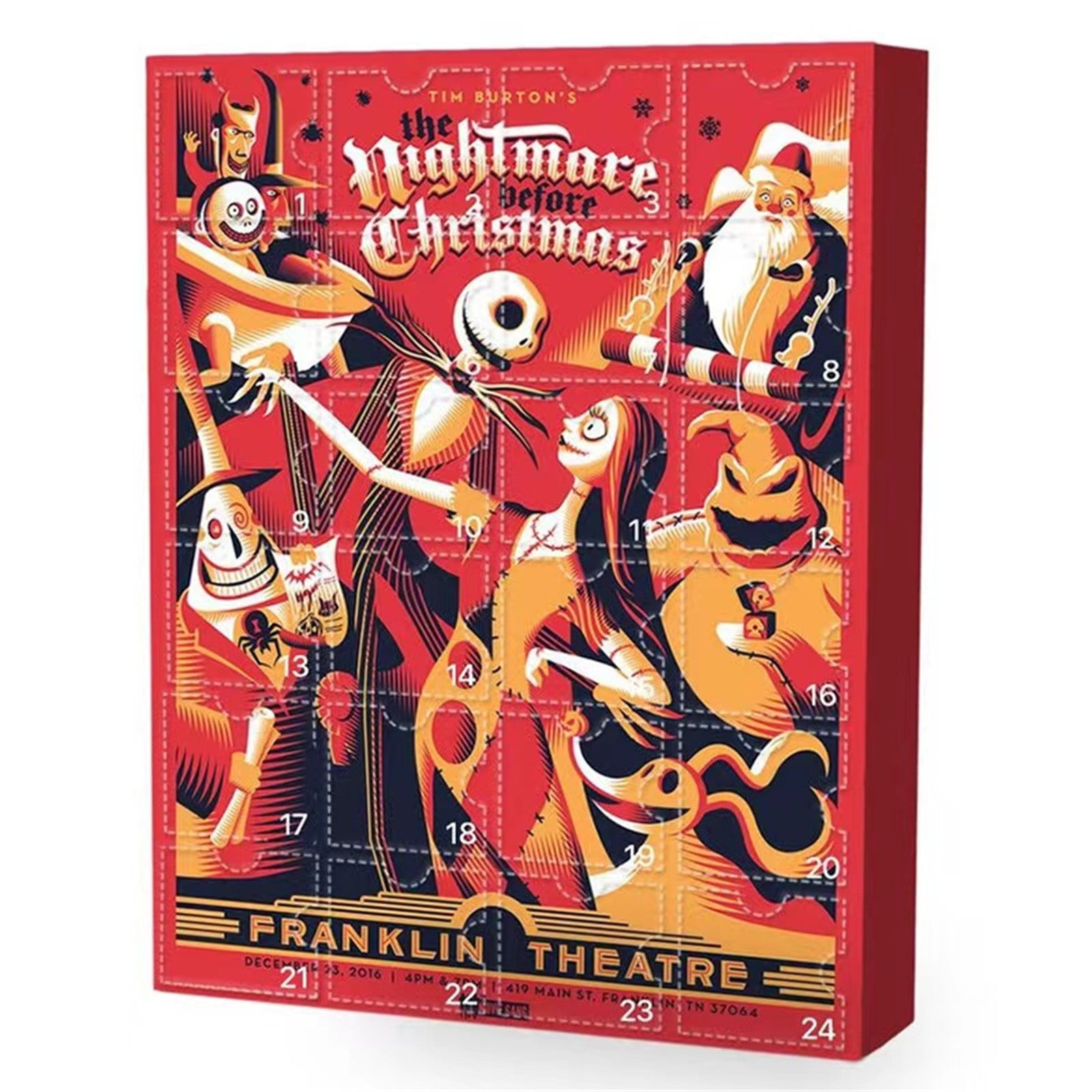 Halloween Doll Advent Calendar Contains 24 Gifts, Halloween Horror