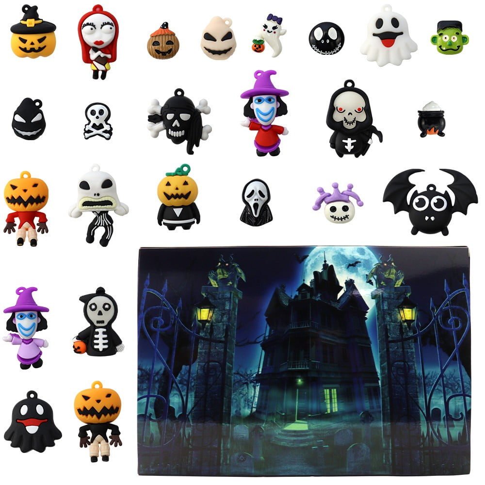 Halloween Doll Advent Calendar Contains 24 Gifts, Halloween Horror