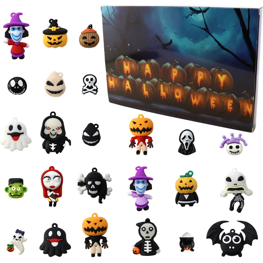 Halloween Doll Advent Calendar Contains 24 Gifts, Halloween Horror