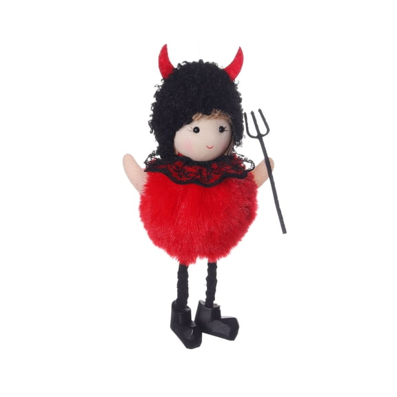 Halloween Doll Ornaments And Devil Hanging Decorations Cute Soft Halloween Tree Ornaments For Home And Party by XSAOP