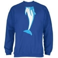 thumbnail image 1 of Halloween Dolphin Body Costume Mens Sweatshirt Royal LG, 1 of 2