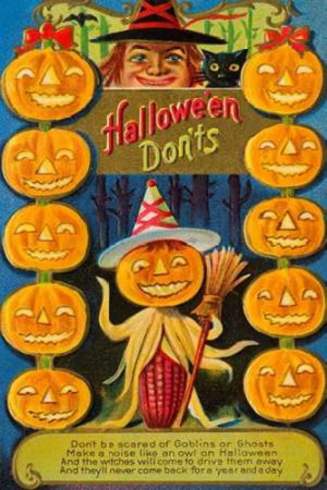 Halloween Donts Canvas Art - Halloween (12 x 18)
