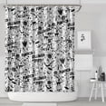 thumbnail image 1 of Halloween Doodle Halloween Elements Shower Curtain 72"x84" ,Bathroom Decorative Shower Curtains Set with 12 Hooks,Modern Waterproof Washable Shower Curtain, 1 of 6