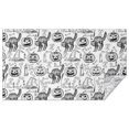thumbnail image 1 of Halloween Doodle Icons Pattern Rectangle Tablecloth 60"x102",Waterproof Polyester Rectangle Table Cloth, Wipeable Spillproof Polyester Tablecloth for Dining, Camping, Indoor and Outdoor, 1 of 6