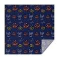 thumbnail image 1 of Halloween Doodle Icons Pattern Square Tablecloth,Waterproof Square Table Cover,Wipeable Spillproof Washable Table Cover for Home Kitchen Party Decor 60"x60"(152x152cm), 1 of 6