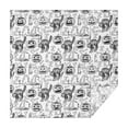 thumbnail image 1 of Halloween Doodle Icons Pattern Square Tablecloth,Waterproof Square Table Cover,Wipeable Spillproof Washable Table Cover for Home Kitchen Party Decor 60"x60"(152x152cm), 1 of 6