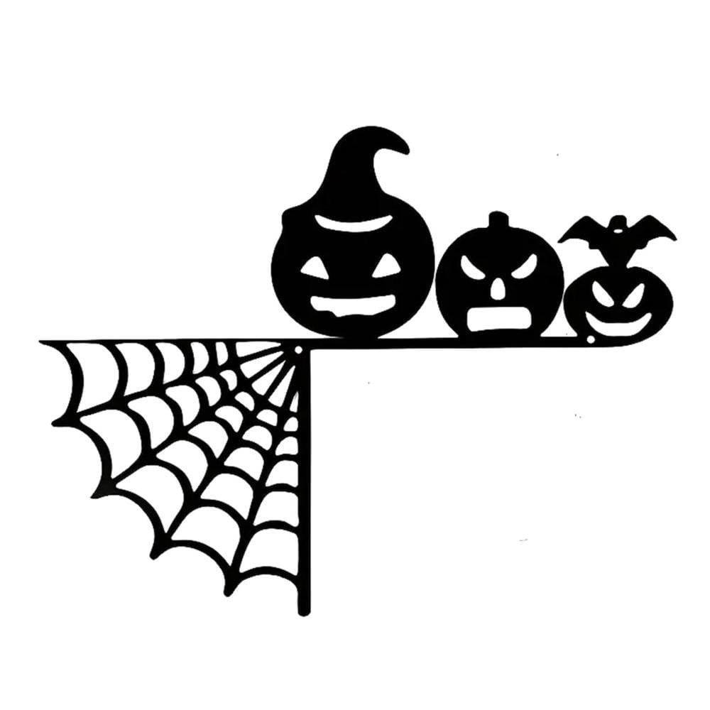 Halloween Door Corner Sign Halloween Theme Door Decor Halloween