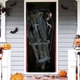 thumbnail image 1 of Halloween Door Cover, Halloween Decorations, Scary Skeleton Coffin ANT212D - 36" x 80", 1 of 5