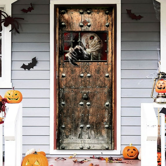 Halloween Door Cover, Halloween Decorations, The Explore NTT84D - 30" x 80"