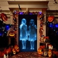 thumbnail image 1 of Halloween Door Cover Tapestry, Fabric Hanging Decor with Spooky Design for Front Door, Classroom, Party, Holiday Home Accent,35x71inch, 1 of 9