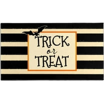 Halloween Door Mat Halloween Welcome Mat Trick Or Treat Decor Doormat Halloween Strip Doormat Halloween Rug Indoor Mat Outdoor 30"x17"