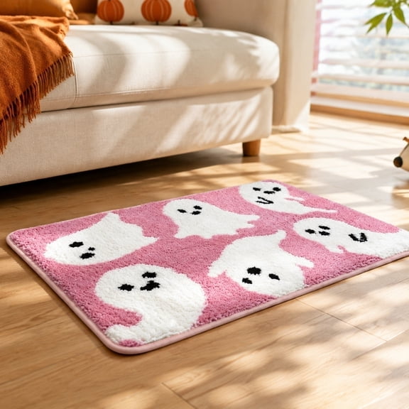 Halloween Door Mat - Welcome Mat for Front Door with Non-Slip Backing - Durable Doormat - Perfect for Outside Entrance Matt - Outdoor/Indoor - 16" x 24"