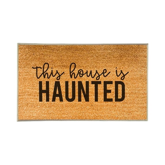 Halloween Doormat 16"x24" Coco Coir Doormat Welcome Mat Halloween Front Door Mat Indoor Outdoor Entrance Waterproof Non-Slip Easy Clean Patio Porch Entryway Mat