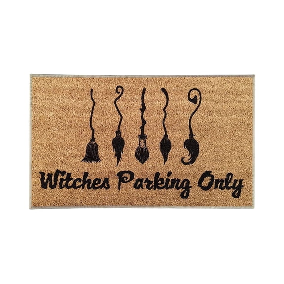 Halloween Doormat 16"x24" Coco Coir Doormat Welcome Mat Halloween Front Door Mat Indoor Outdoor Entrance Waterproof Non-Slip Easy Clean Patio Porch Entryway Mat