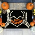 thumbnail image 1 of Halloween Doormat 16x24in Polyester Front Door Rug Non-Slip Scary Decor Trick-or-Treat Welcome Mat Holiday Entryway Decor Seasonal Porch Accessory(A), 1 of 8