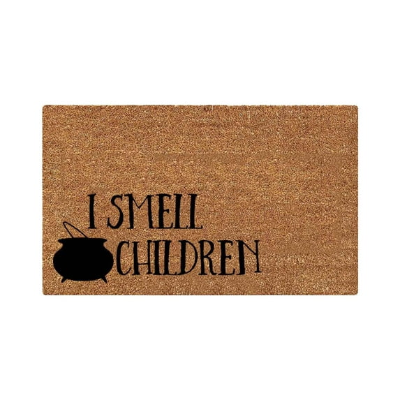 Halloween Doormat Non-Slip Entry Mat Absorbent Welcome Rug for Kitchen Bathroom Entryway - Holiday Decor Machine Washable for Indoor Outdoor Use(W)