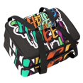 thumbnail image 1 of Halloween Double Layered Insulated Lunch Bag with Two Compartments, Large Capacity, and Hand Carry - 7.1x11.4x16.1 inches - Ideal for Work or School Lunch Bags, 1 of 6