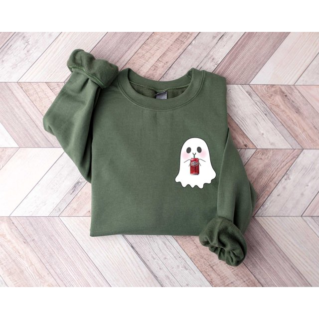 Halloween Dr. Pepper Sweatshirt, Halloween Ghost Sweatshirt, Halloween