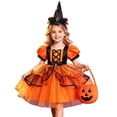 thumbnail image 1 of Halloween Dress For Baby Girls Velvet Fabric Girls Party Gown For Halloween Holiday Dress Up Play Birthday Wear, 1 of 6