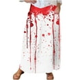 Halloween Dresses for Women Sale Women's Printed Elastic Waistband