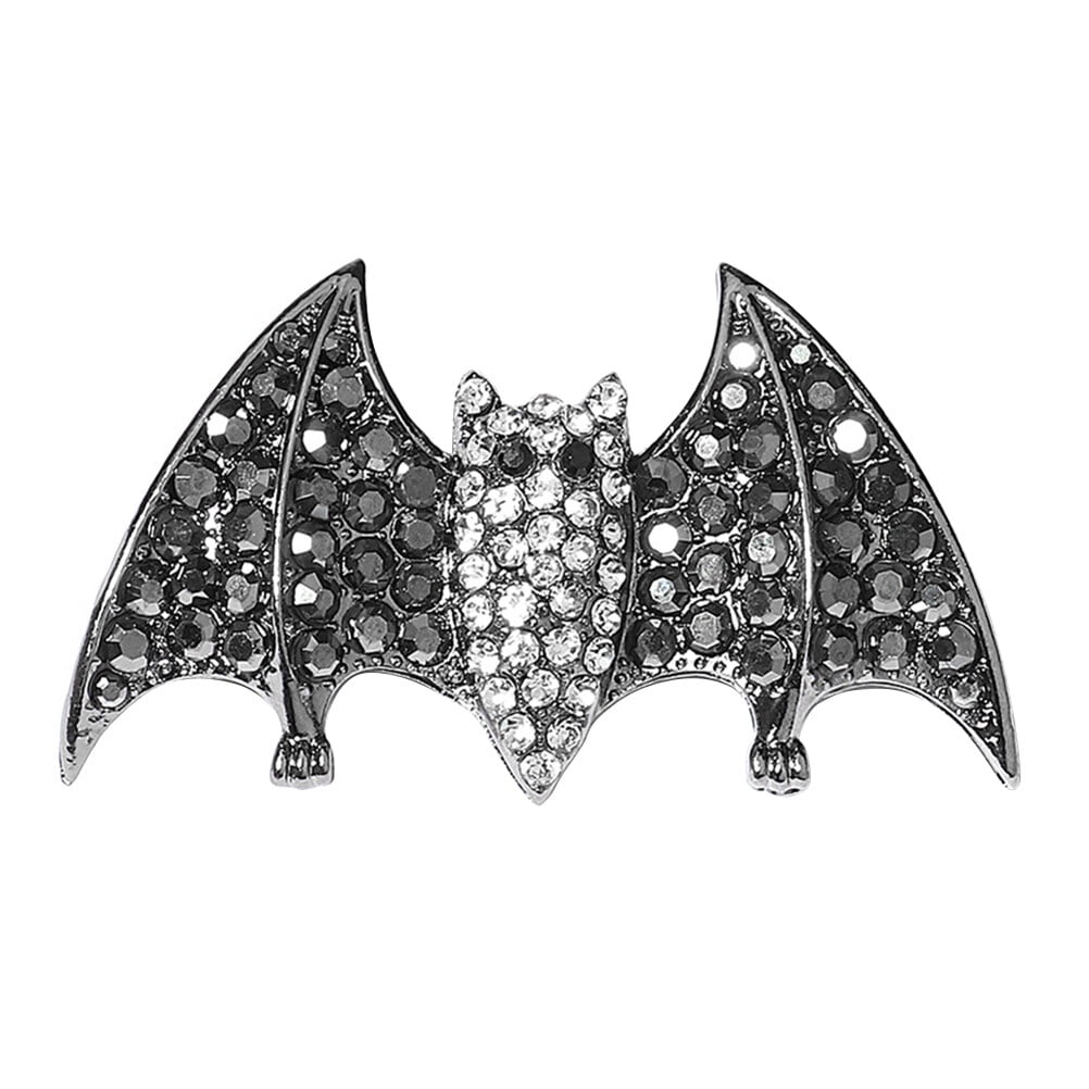 Halloween Duckbill Hair Clip Rhinestone Bat Wings Barrette Hair