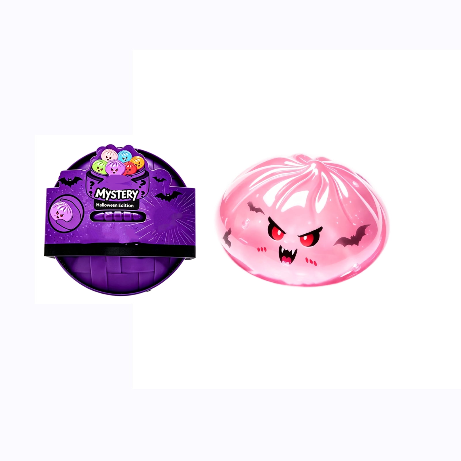 Halloween Dumpling, Halloween Dumpling Squishy with Box, Dumplings Sensory Squeeze Toy for Stress Relief