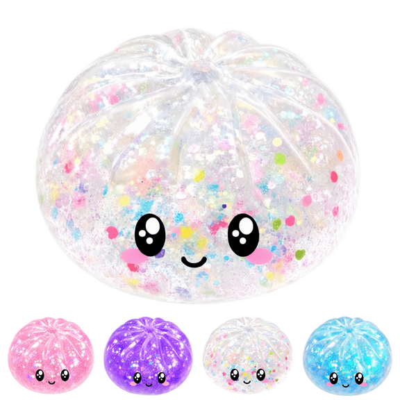Halloween Dumpling Squeeze Squishies, Cute Slow Rising Squeeze Stress Relief Sensory Balls, Soft Kawaii Halloween Stuff for Adults, Halloween Gifts