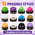 thumbnail image 1 of Halloween Dumpling Squishy Blind Box, 6 Random Pumpkin Stress Toy with Display Case, Soft Sensory Squeeze Toy for Party Favors, Desk Decor and Gifts for Kids Adults, 1 of 5