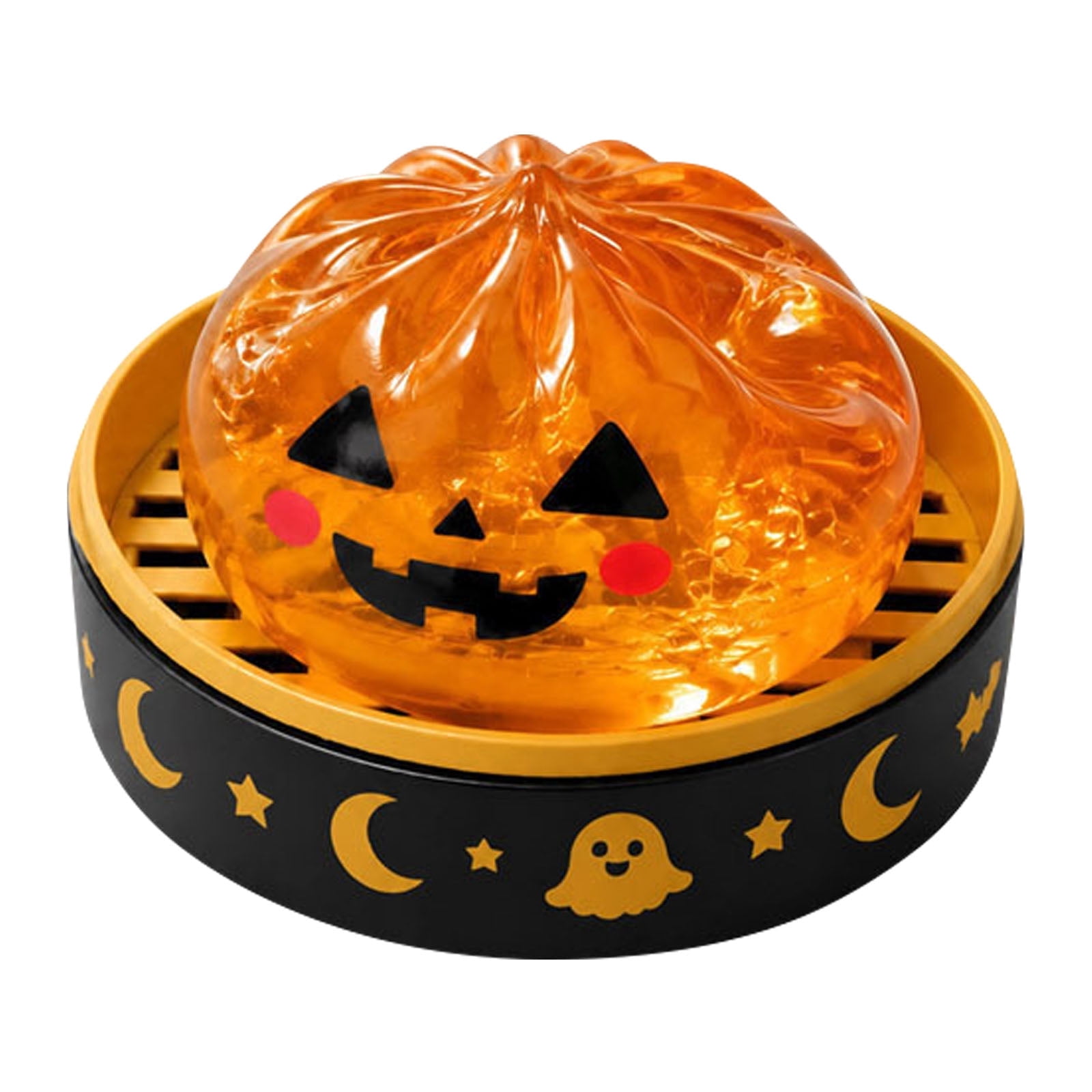 Halloween Dumpling Squishy, Soft Stretchy Halloween Ghost Dumpling Squeeze, Perfect Gift for Anxiety Relief