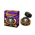 thumbnail image 1 of Halloween Dumpling Squishy Toy with Skull Design and Steamer Basket, 1-Pack, Black and White, for Kids Party Favors, Relaxation Squeeze Toy, 1 of 5