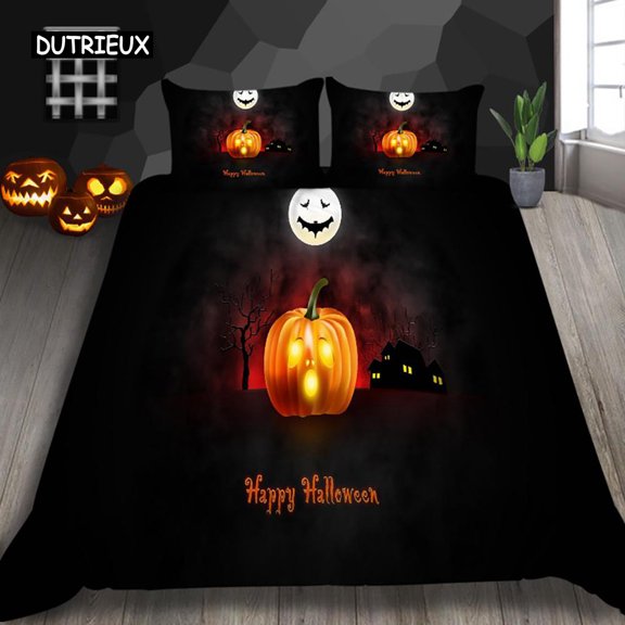 Halloween Duvet Cover Set Thumbedding Halloween r Mysterious Forest Bedding Set Polyester Double King Size Quilt Cover
