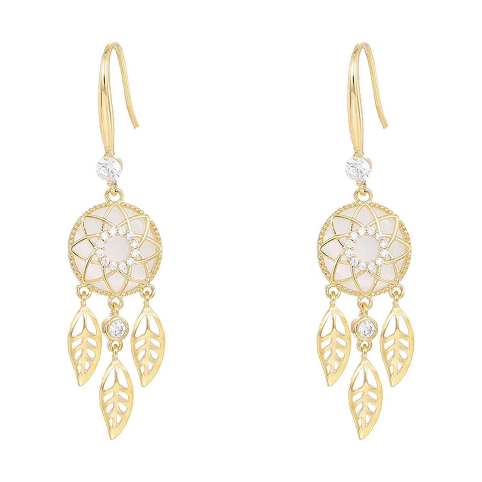 Halloween Earrings Fashion Personality Temperament Flower Leaves