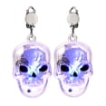thumbnail image 1 of Halloween Earrings LED Glowing Skeleton Pumpkin Light Up Drop Dangle Earrings for Women Glow in the Dark Accessories, 1 of 4