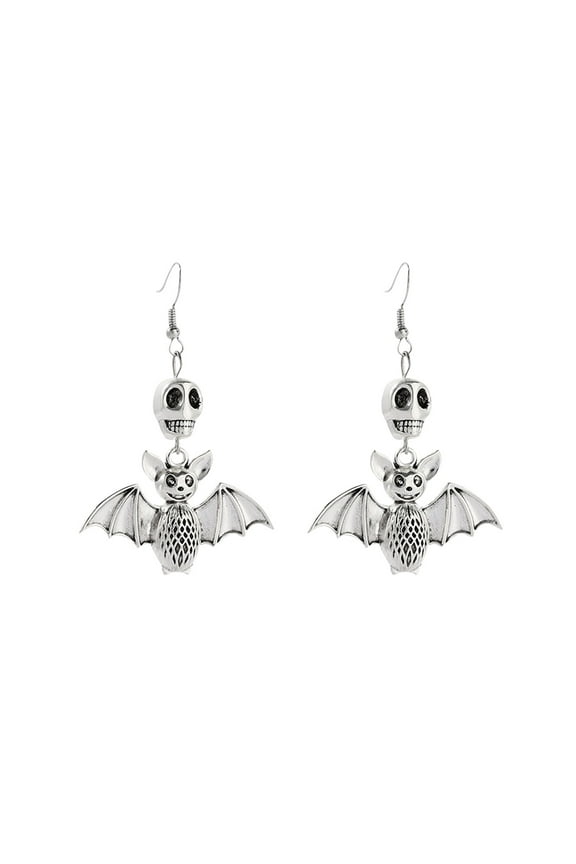 Halloween Earrings Unique Acrylic Bat Earrings Jewelry for Women Party Accessories Exaggerated Style for Festive Occasions