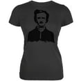 thumbnail image 1 of Halloween Edgar Allen Poe Asphalt Juniors Soft T-Shirt - Medium, 1 of 1