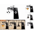 thumbnail image 1 of Halloween Edition Library Shelf Lanterns, Cute Spooky Bookshelf Light Decor with Pumpkin Ghost Witch Hat Options, Easy Slide Between Books Accent for Reading Spaces, Desk Shelves(Ghost with wing), 1 of 7