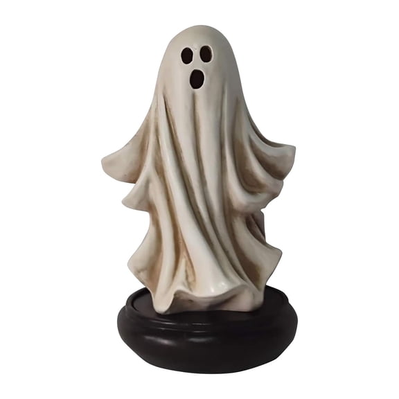 Halloween Eerie Ghost Incense Burners — Soft Glow with Dark Shadows, Halloween Decorations for Snack Tables, Dessert Stations & Halloween Party Setups — perfect for Costume Parties with spooky setups