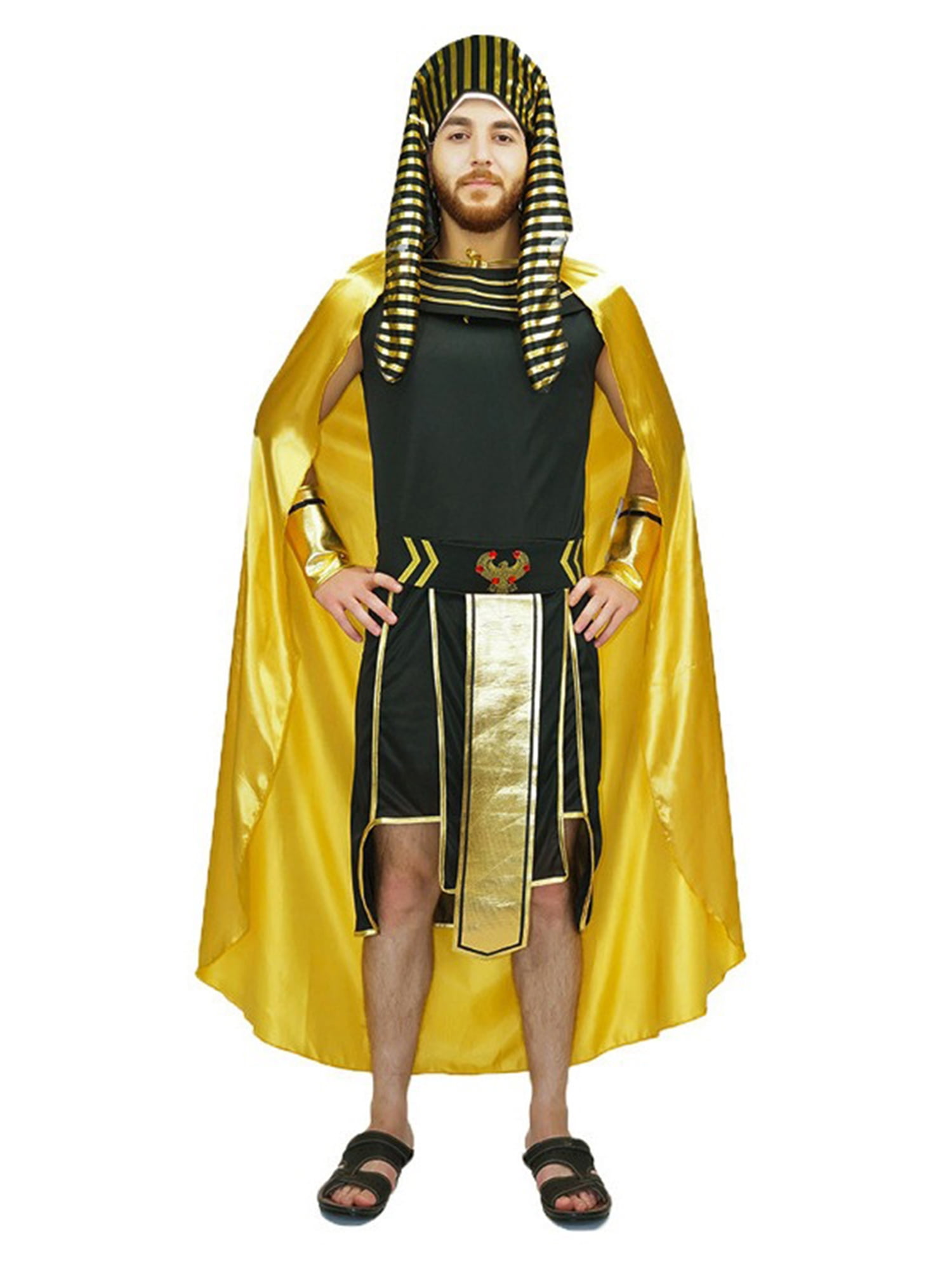 Halloween Egyptian Costumes for Men, Pharaoh Ancient King Outfits