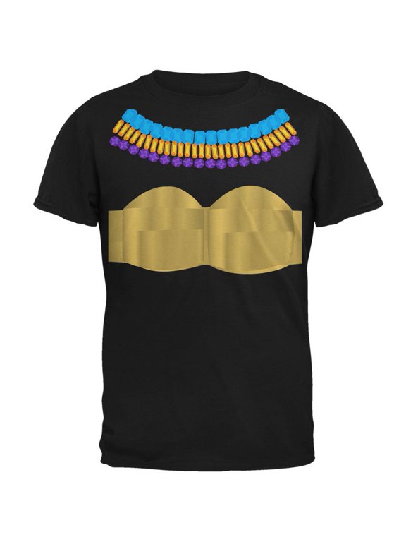 Halloween Egyptian Goddess Costume Mens T Shirt Black 2XL