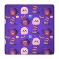 thumbnail image 1 of Halloween Elastic Edge Table Cover for Square Tables 34x34 Inch - Features Seasonal Spooky Patterns Perfect for Dining Table Protection, 1 of 6
