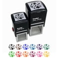 thumbnail image 1 of Halloween Elements Skull Pumpkin Candy Corn Grave Self-Inking Rubber Stamp Ink Stamper - Fuchsia Ink - Small 1 Inch, 1 of 7