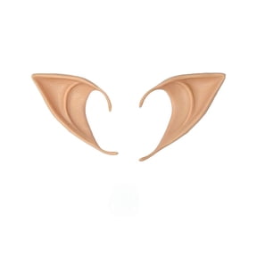 Halloween Elf Ears Cosplay Props, Realistic Fairy Ears Costume Accessories for Masquerade Party