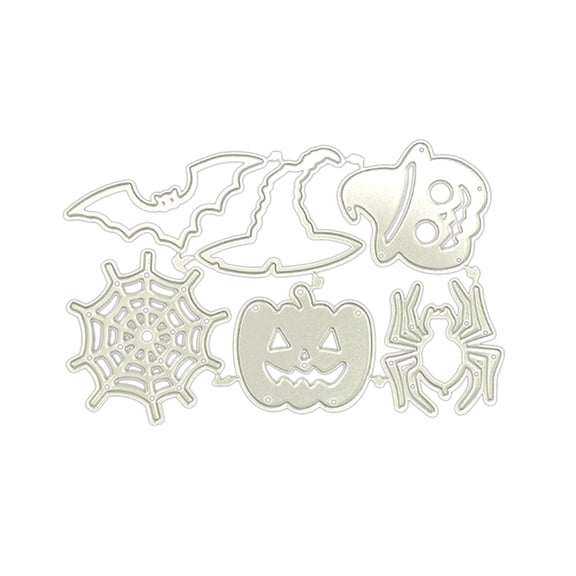 Halloween Decorative Die Cuts Embossing Cutting Dies for Halloween Gift Card Making DIY Scrapbooking Album Paper Crafts