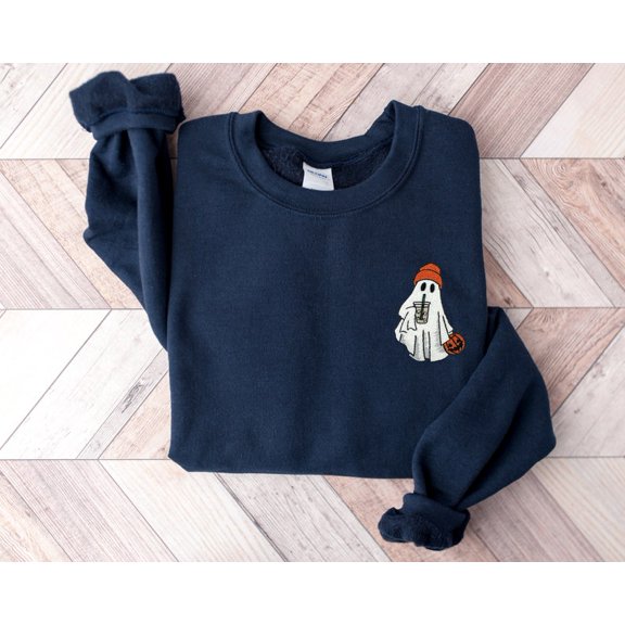 Halloween Embroidered Sweatshirt