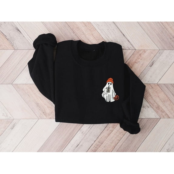Halloween Embroidered Sweatshirt