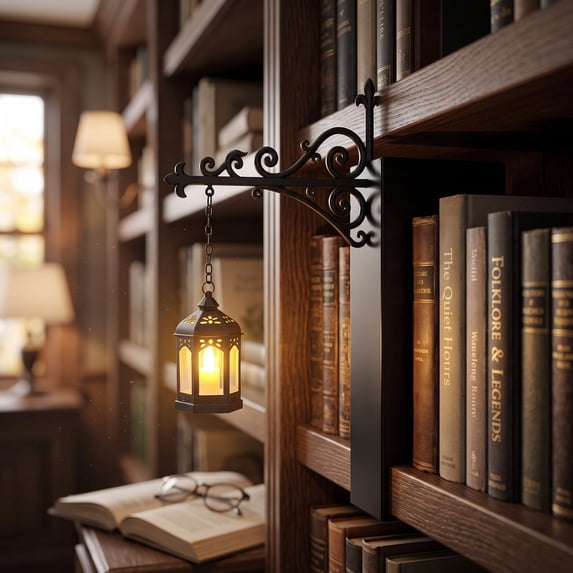 Halloween Enchanted Hanging Bookshelf Light Decorative Bookshelf Lamp, Soft Ambient Lantern Glow for Reading Nooks, Bookcases and Cozy Book Lover Gifts